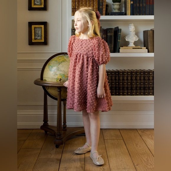 Noralee Luna Raspberry Dress & Matching Bow - Picture 4 of 8